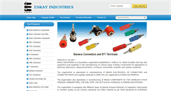 Desktop Screenshot of eskayindustries.com